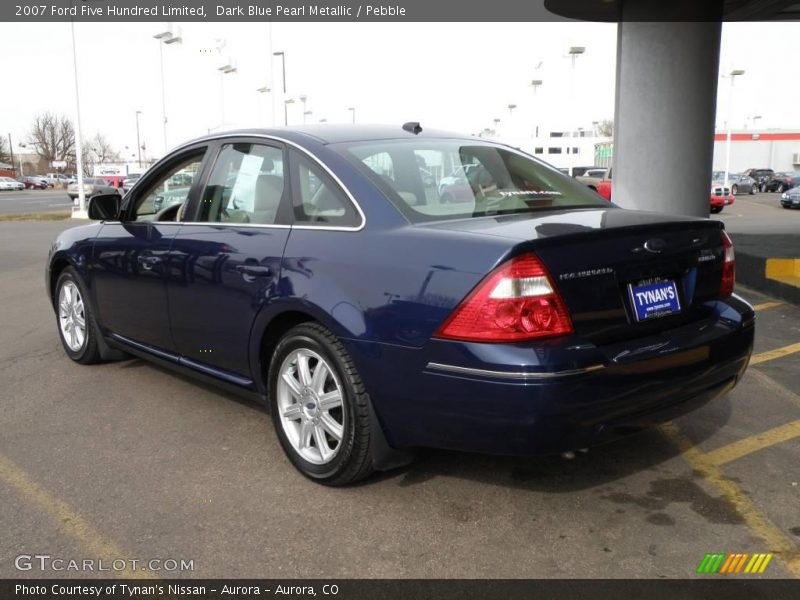Dark Blue Pearl Metallic / Pebble 2007 Ford Five Hundred Limited