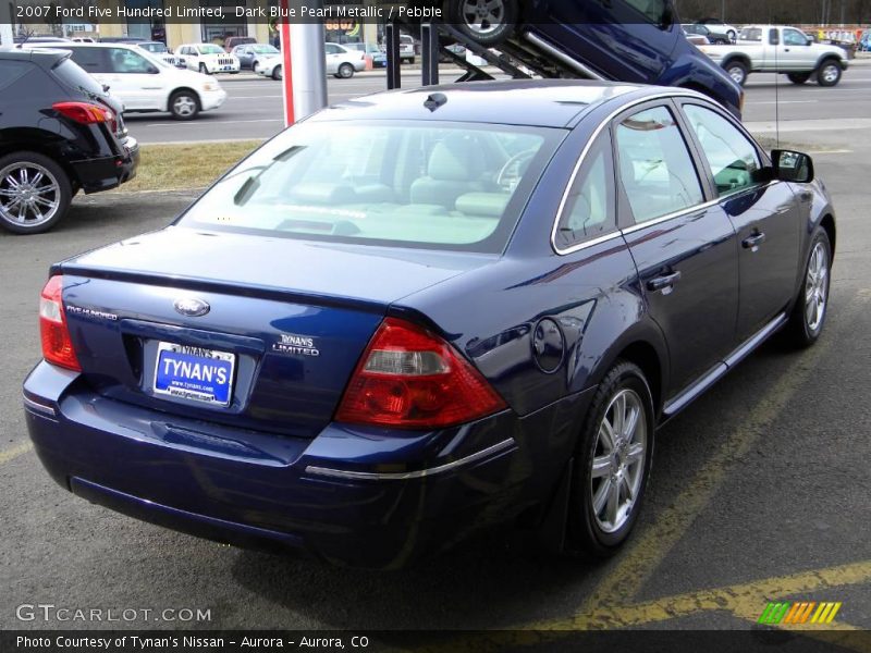 Dark Blue Pearl Metallic / Pebble 2007 Ford Five Hundred Limited