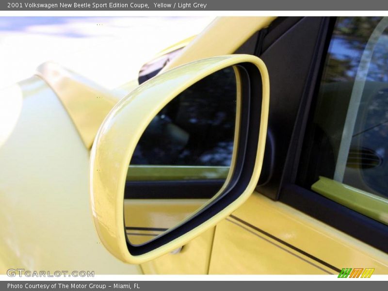 Yellow / Light Grey 2001 Volkswagen New Beetle Sport Edition Coupe