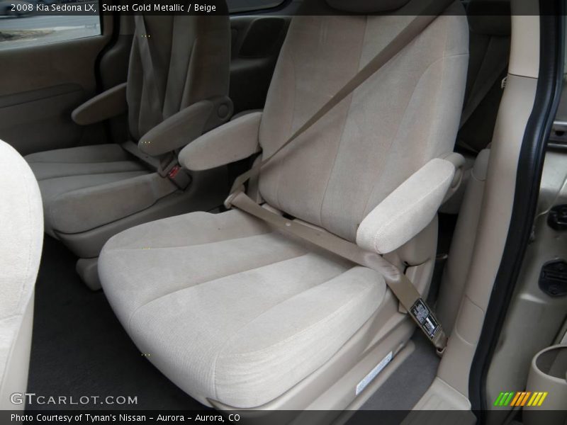 Sunset Gold Metallic / Beige 2008 Kia Sedona LX