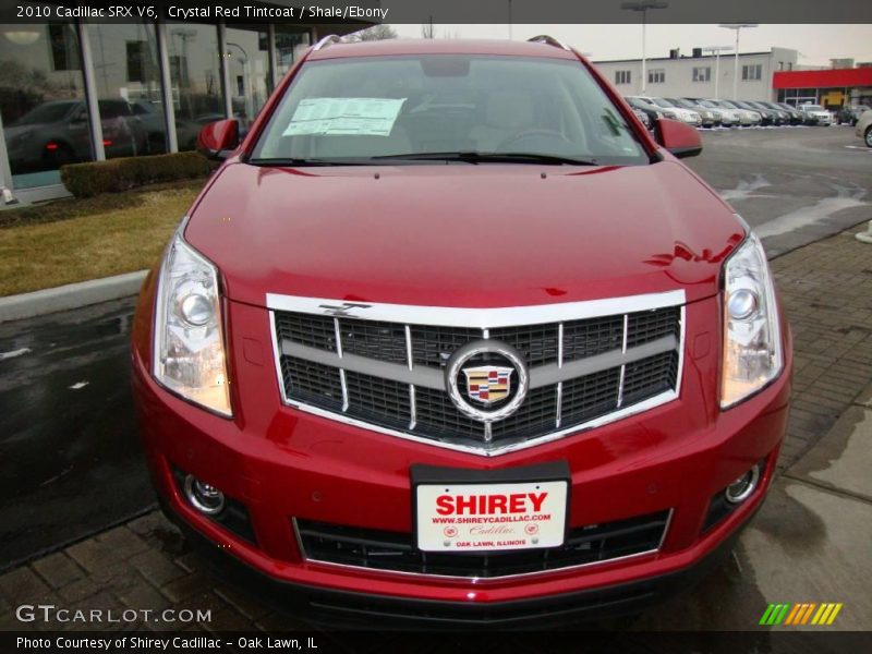 Crystal Red Tintcoat / Shale/Ebony 2010 Cadillac SRX V6