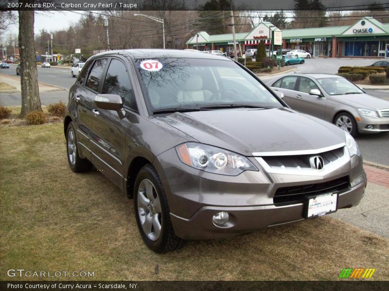 Carbon Gray Pearl / Taupe 2007 Acura RDX