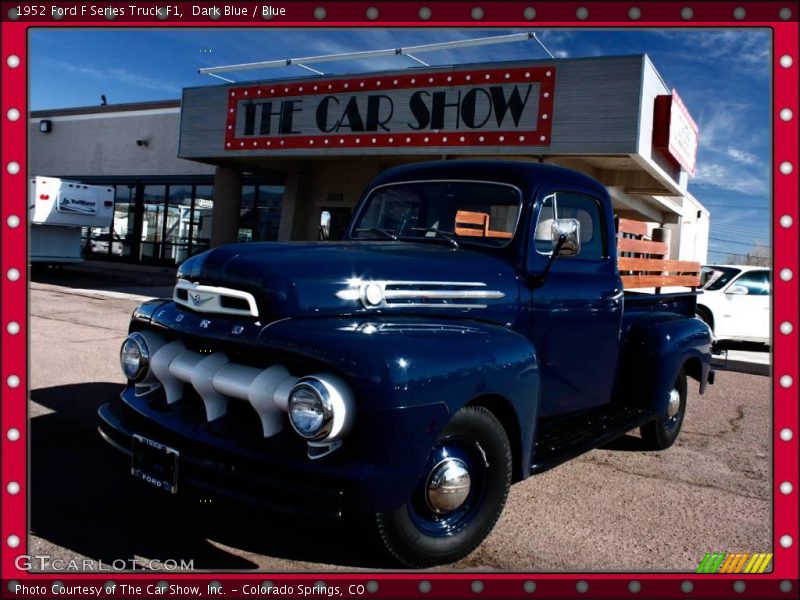 Dark Blue / Blue 1952 Ford F Series Truck F1