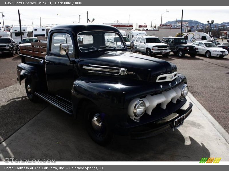Dark Blue / Blue 1952 Ford F Series Truck F1