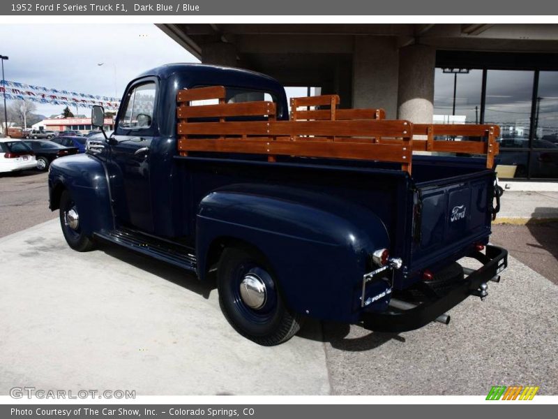 Dark Blue / Blue 1952 Ford F Series Truck F1