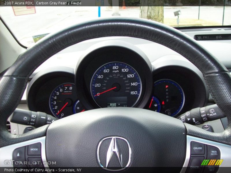 Carbon Gray Pearl / Taupe 2007 Acura RDX