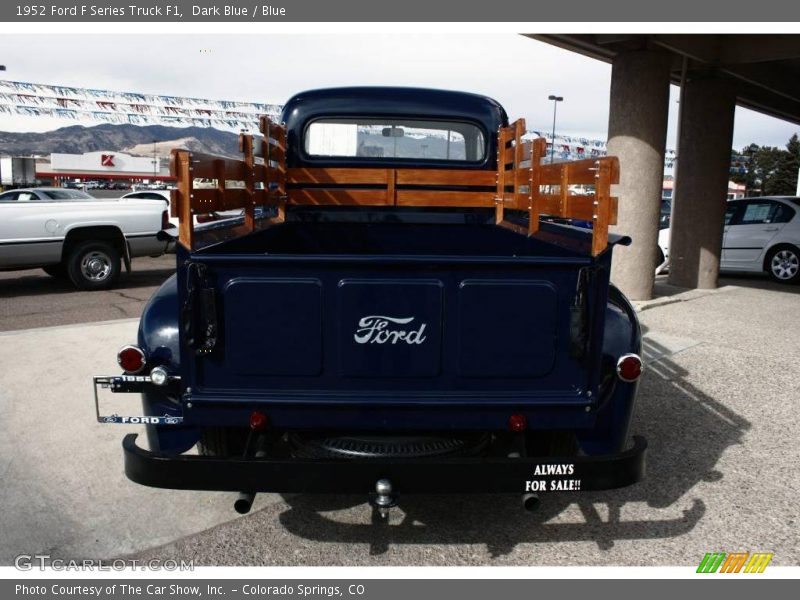 Dark Blue / Blue 1952 Ford F Series Truck F1