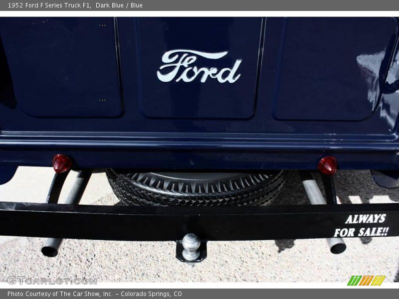 Dark Blue / Blue 1952 Ford F Series Truck F1