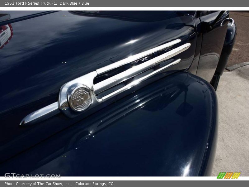 Dark Blue / Blue 1952 Ford F Series Truck F1