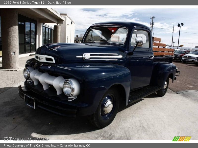 Dark Blue / Blue 1952 Ford F Series Truck F1
