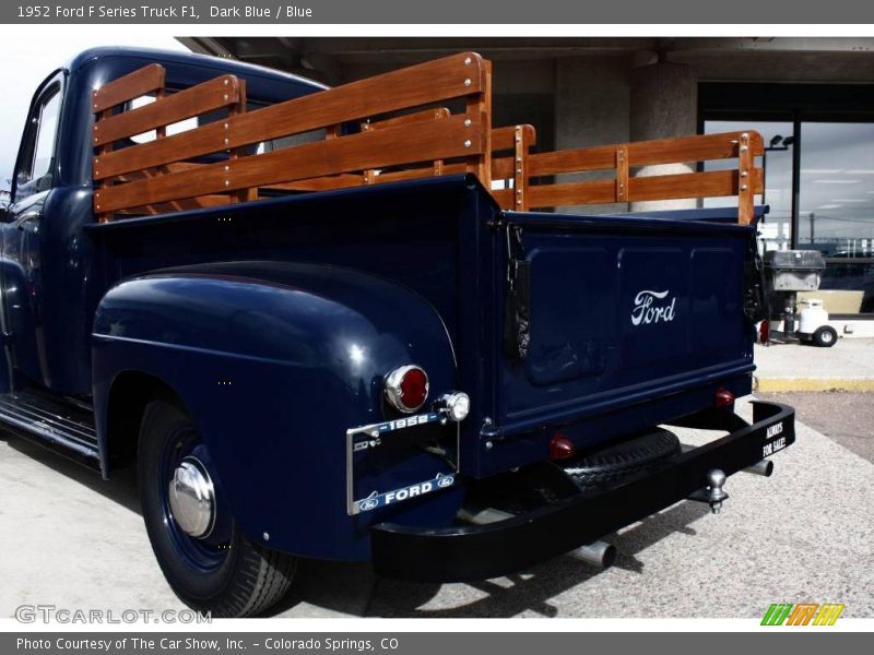 Dark Blue / Blue 1952 Ford F Series Truck F1