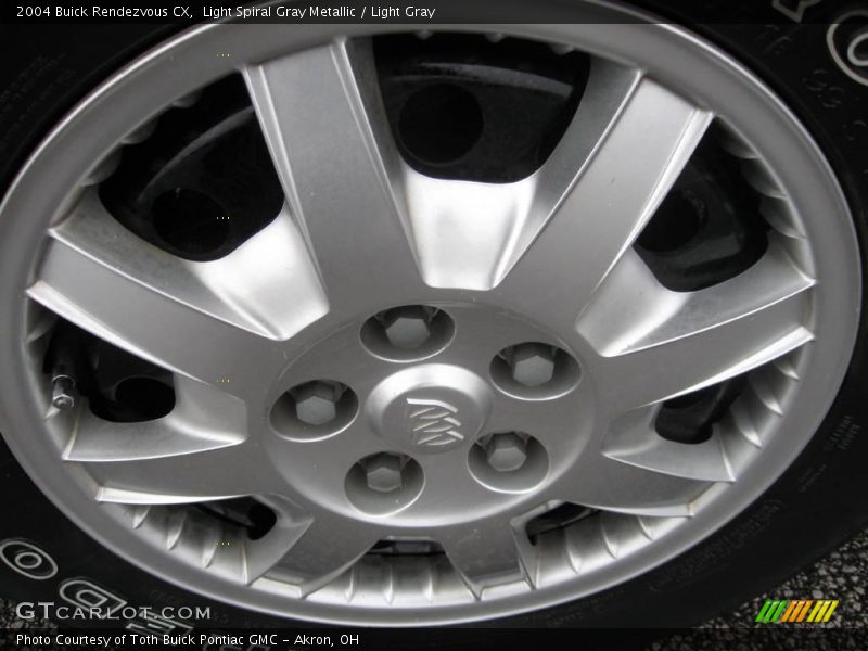Light Spiral Gray Metallic / Light Gray 2004 Buick Rendezvous CX