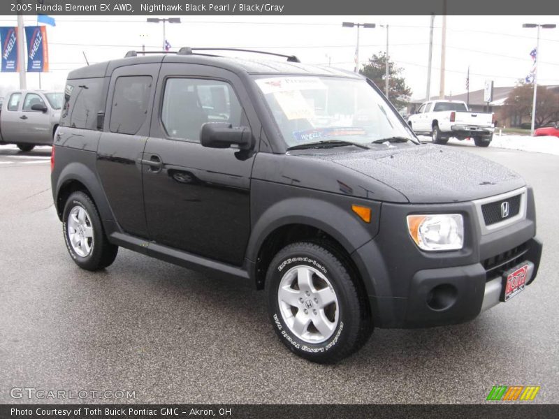 Nighthawk Black Pearl / Black/Gray 2005 Honda Element EX AWD