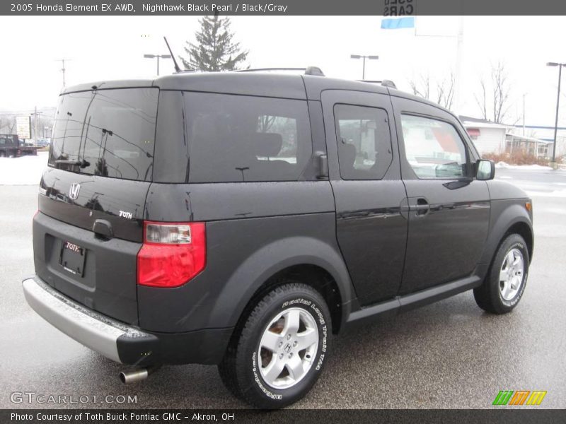 Nighthawk Black Pearl / Black/Gray 2005 Honda Element EX AWD