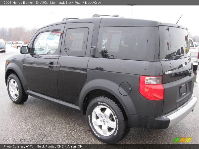 Nighthawk Black Pearl / Black/Gray 2005 Honda Element EX AWD