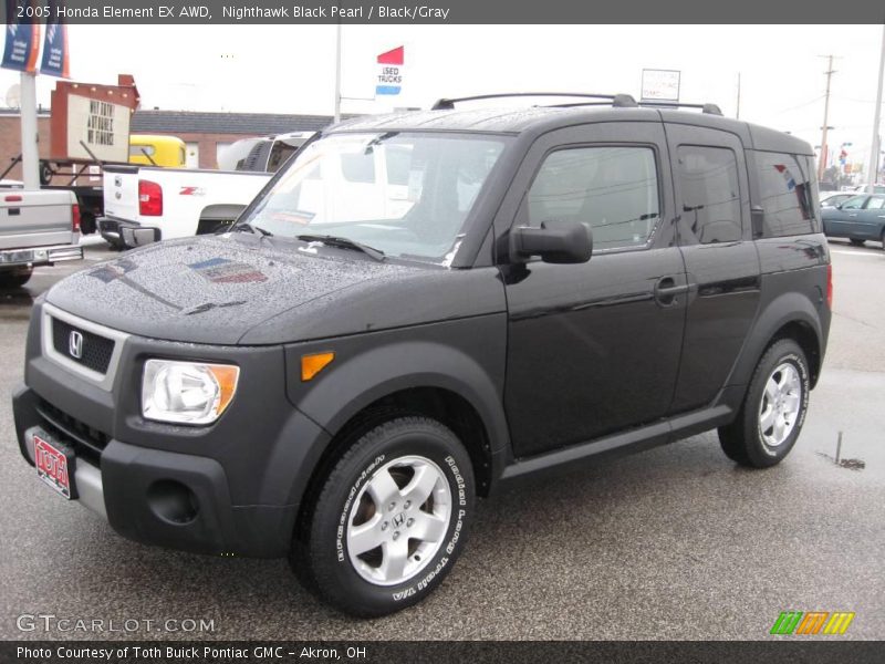 Nighthawk Black Pearl / Black/Gray 2005 Honda Element EX AWD