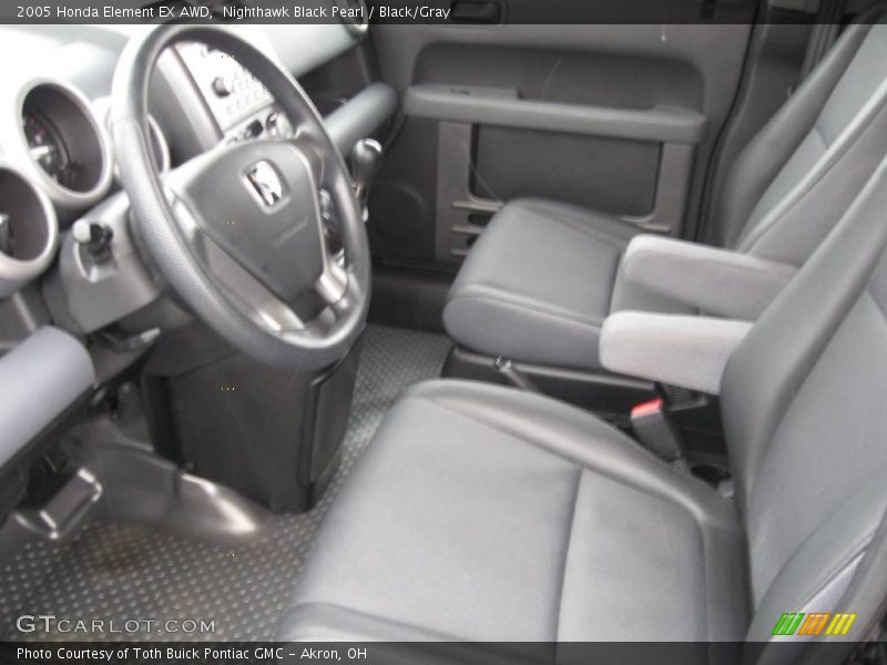 Nighthawk Black Pearl / Black/Gray 2005 Honda Element EX AWD
