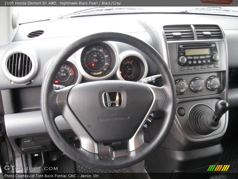 Nighthawk Black Pearl / Black/Gray 2005 Honda Element EX AWD