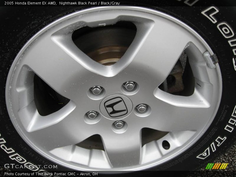 Nighthawk Black Pearl / Black/Gray 2005 Honda Element EX AWD