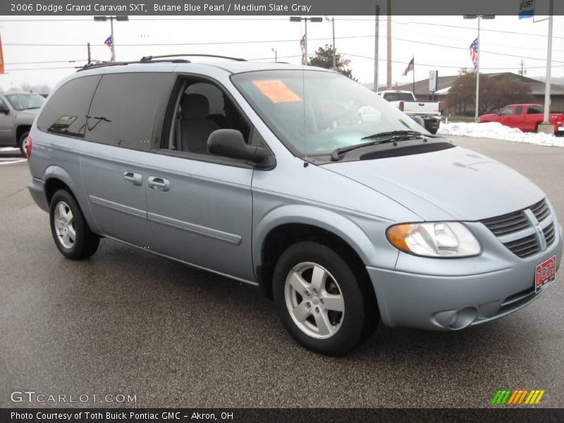 Butane Blue Pearl / Medium Slate Gray 2006 Dodge Grand Caravan SXT