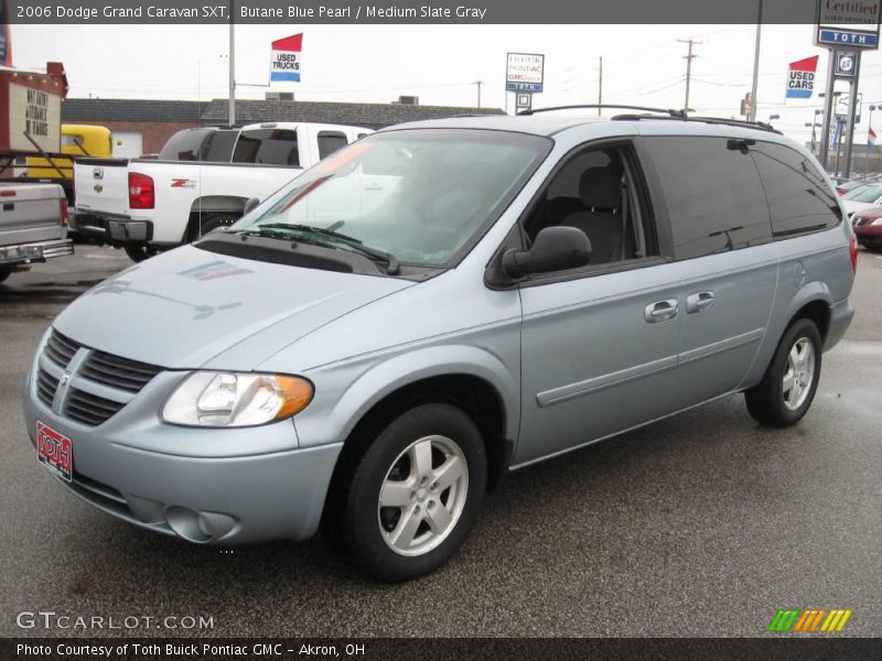 Butane Blue Pearl / Medium Slate Gray 2006 Dodge Grand Caravan SXT