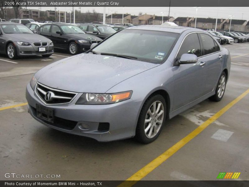 Alabaster Silver Metallic / Quartz Gray 2006 Acura TSX Sedan