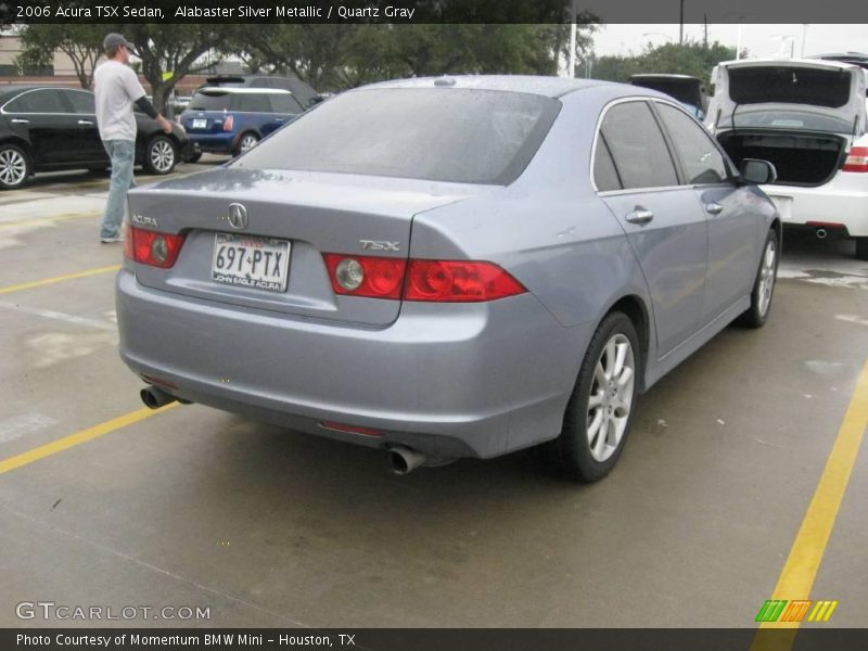 Alabaster Silver Metallic / Quartz Gray 2006 Acura TSX Sedan