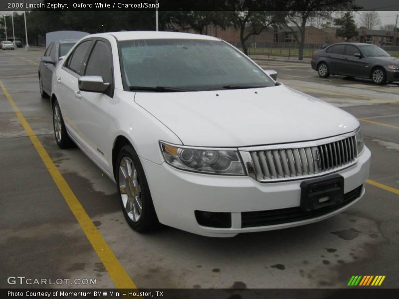 Oxford White / Charcoal/Sand 2006 Lincoln Zephyr