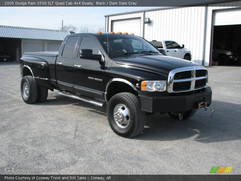 Black / Dark Slate Gray 2005 Dodge Ram 3500 SLT Quad Cab 4x4 Dually