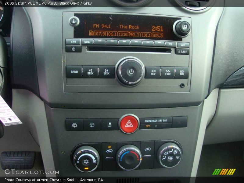 Black Onyx / Gray 2009 Saturn VUE XE V6 AWD