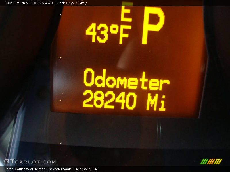 Black Onyx / Gray 2009 Saturn VUE XE V6 AWD
