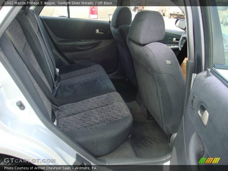 Sunlight Silver Metallic / Off Black 2002 Mazda Protege 5 Wagon