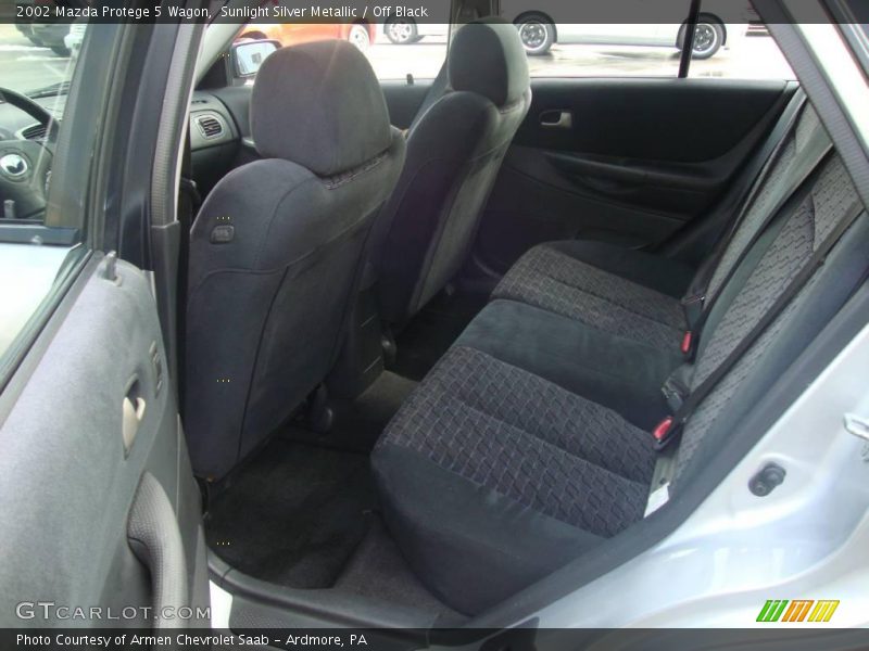 Sunlight Silver Metallic / Off Black 2002 Mazda Protege 5 Wagon