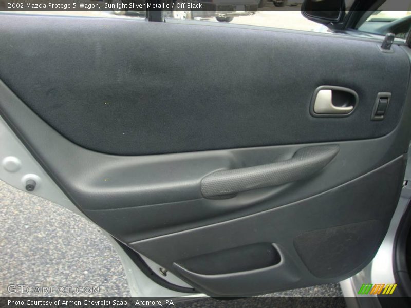 Sunlight Silver Metallic / Off Black 2002 Mazda Protege 5 Wagon
