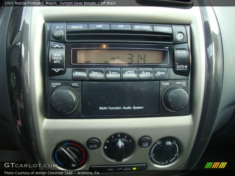 Sunlight Silver Metallic / Off Black 2002 Mazda Protege 5 Wagon