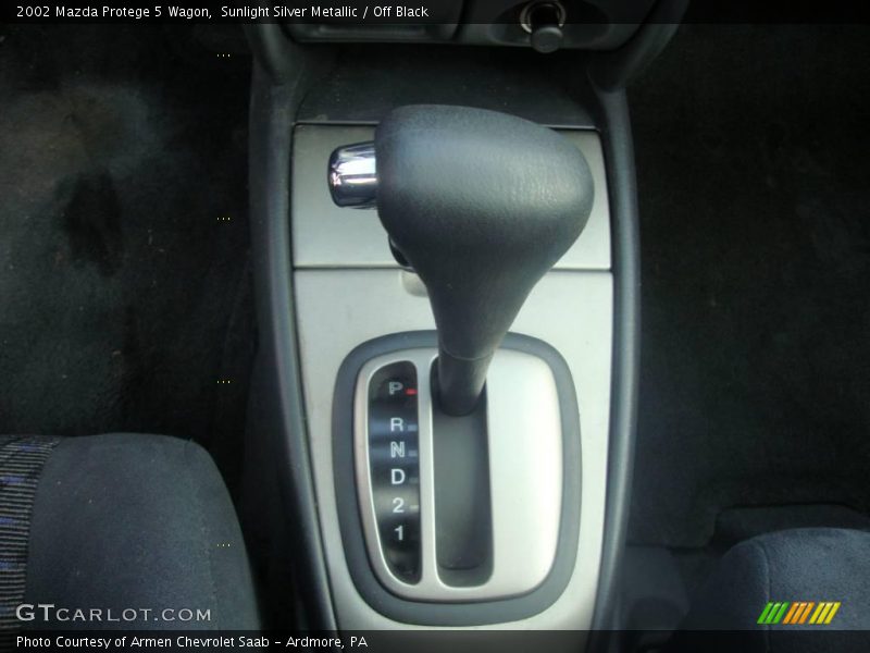 Sunlight Silver Metallic / Off Black 2002 Mazda Protege 5 Wagon