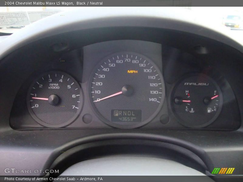 Black / Neutral 2004 Chevrolet Malibu Maxx LS Wagon