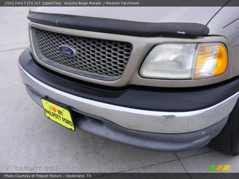 Arizona Beige Metallic / Medium Parchment 2001 Ford F150 XLT SuperCrew