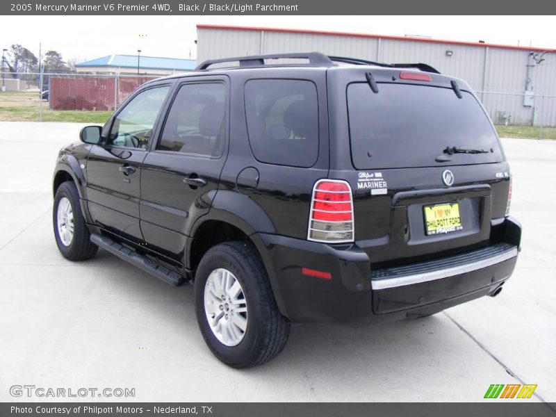 Black / Black/Light Parchment 2005 Mercury Mariner V6 Premier 4WD