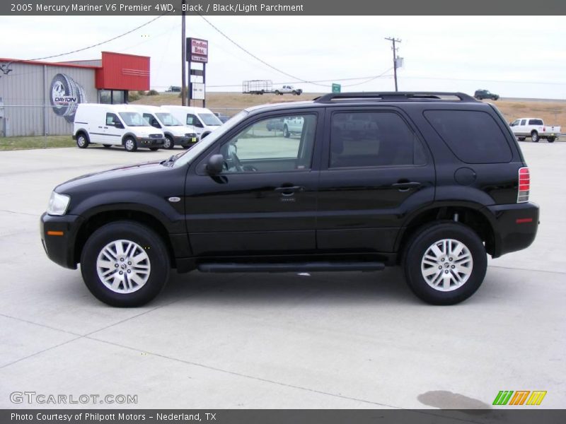Black / Black/Light Parchment 2005 Mercury Mariner V6 Premier 4WD