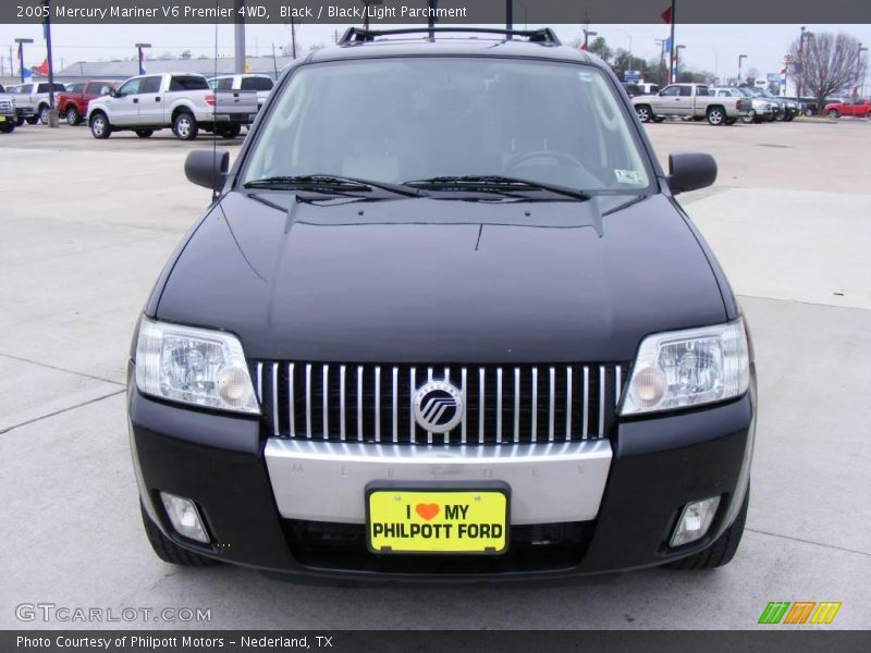 Black / Black/Light Parchment 2005 Mercury Mariner V6 Premier 4WD