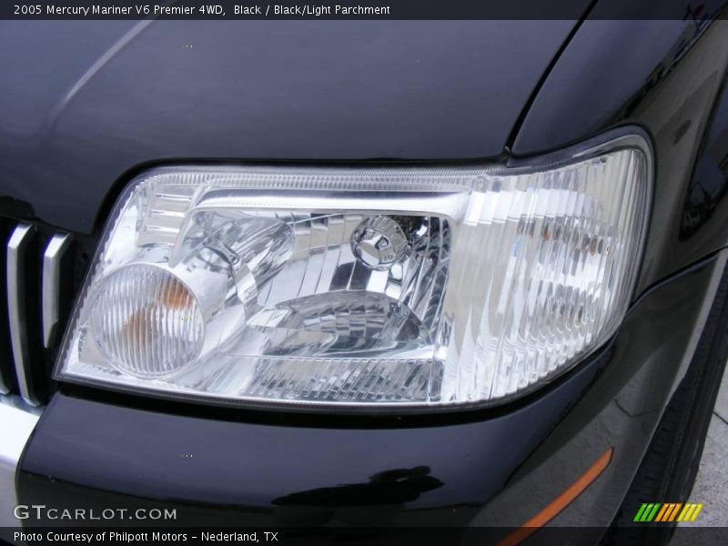 Black / Black/Light Parchment 2005 Mercury Mariner V6 Premier 4WD