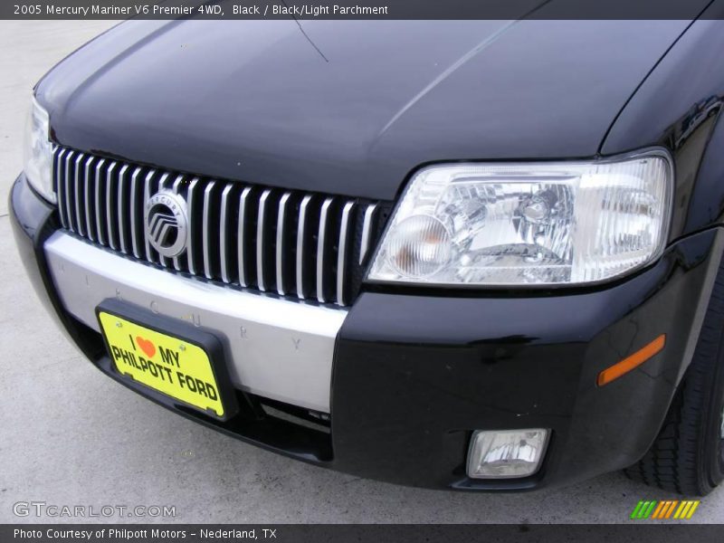 Black / Black/Light Parchment 2005 Mercury Mariner V6 Premier 4WD