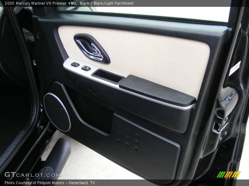 Black / Black/Light Parchment 2005 Mercury Mariner V6 Premier 4WD