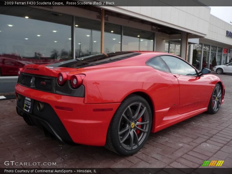 Rosso Scuderia (Red) / Black 2009 Ferrari F430 Scuderia Coupe
