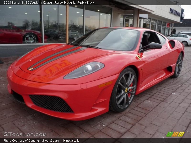 Rosso Scuderia (Red) / Black 2009 Ferrari F430 Scuderia Coupe