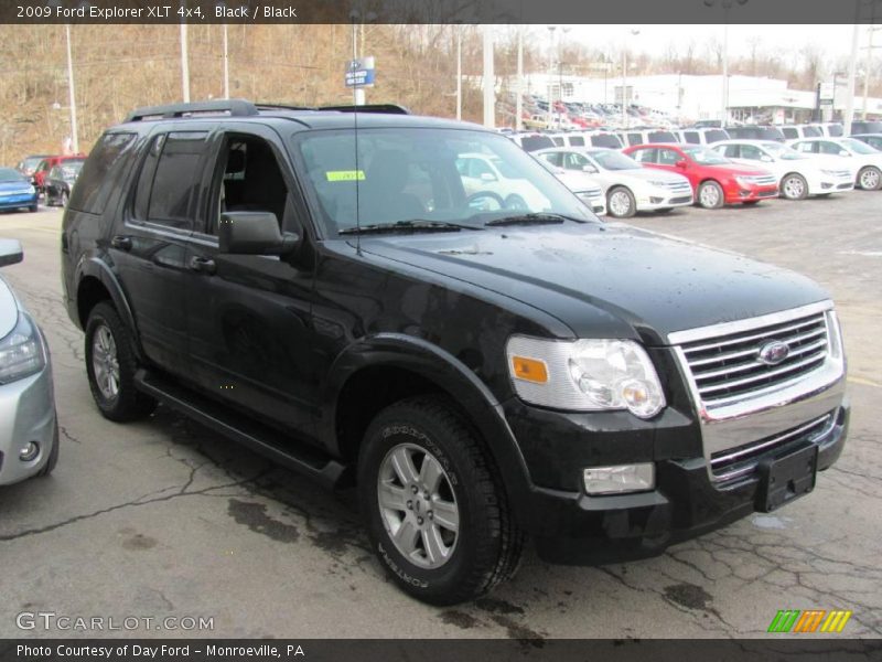 Black / Black 2009 Ford Explorer XLT 4x4