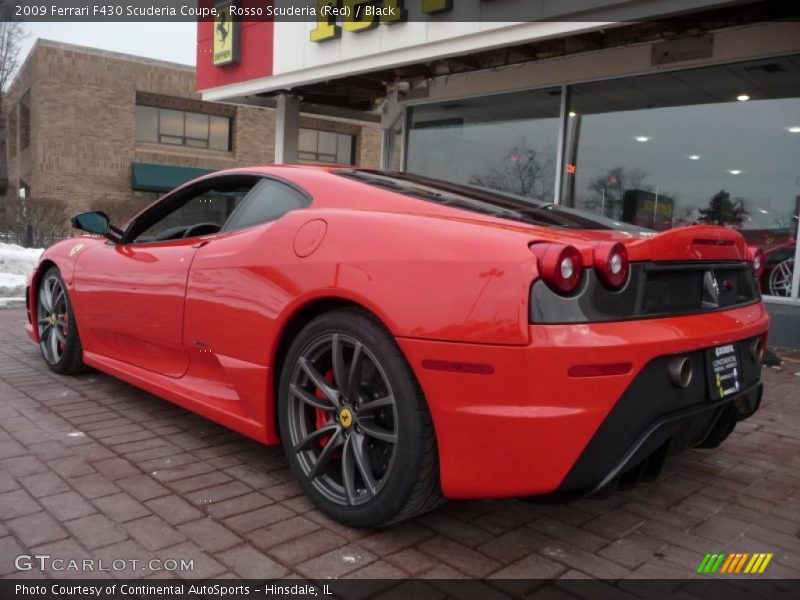Rosso Scuderia (Red) / Black 2009 Ferrari F430 Scuderia Coupe