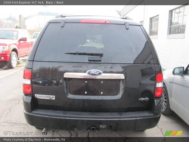Black / Black 2009 Ford Explorer XLT 4x4