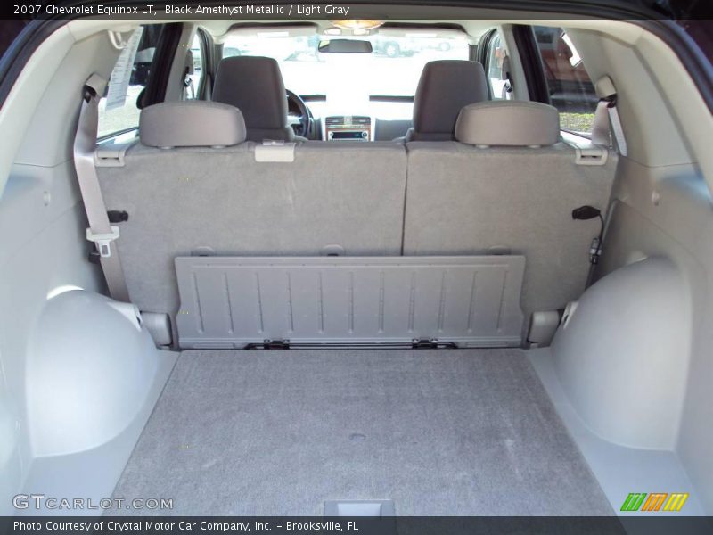 Black Amethyst Metallic / Light Gray 2007 Chevrolet Equinox LT